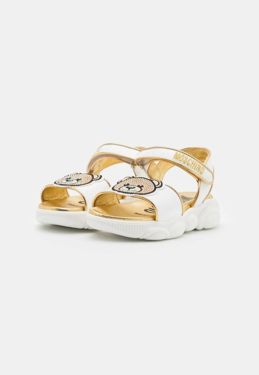 * | Moschino Sandals White/Gold