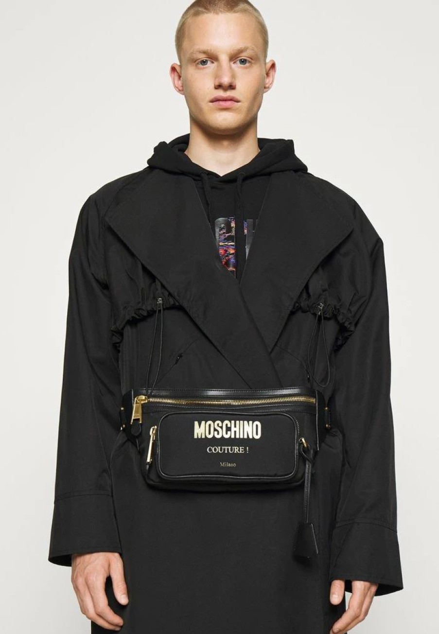 * | Moschino Couture Unisex Bum Bag Black