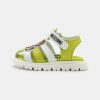 * | Moschino Unisex Sandals Light Green/White