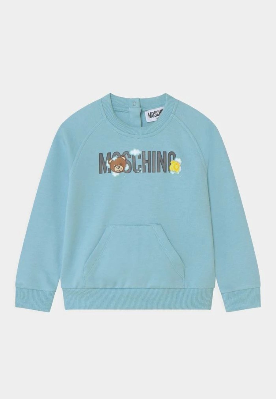 * | Moschino Addition Unisex Sweatshirt Baby Sky Blue