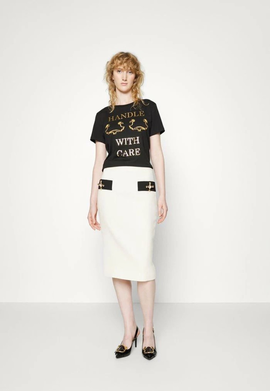 * | Moschino Skirt Pencil Skirt Fantasy Ivory