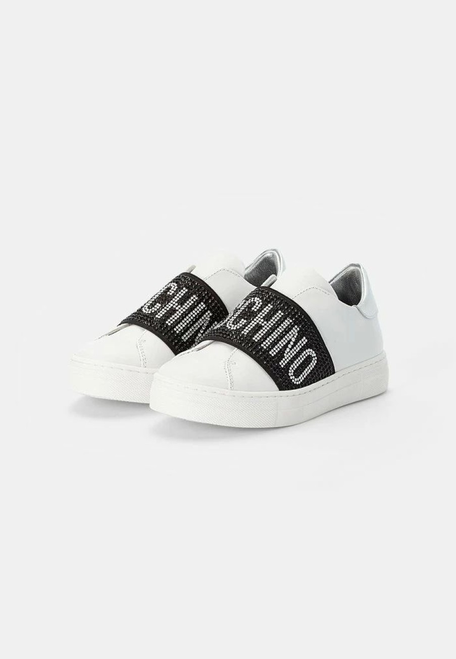 * | Moschino Slip-Ons White/Stones