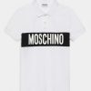 * | Moschino Unisex Polo Shirt Optical White