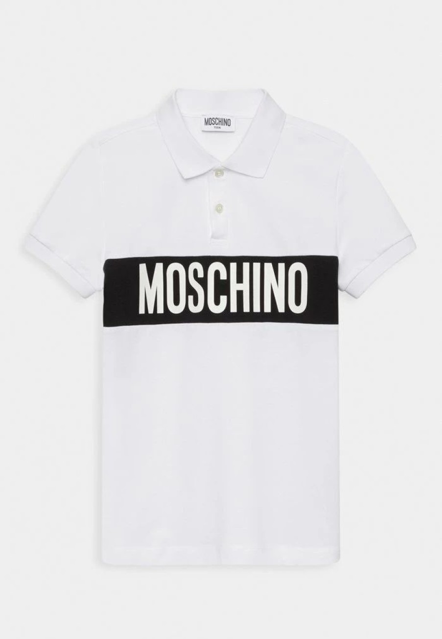 * | Moschino Unisex Polo Shirt Optical White