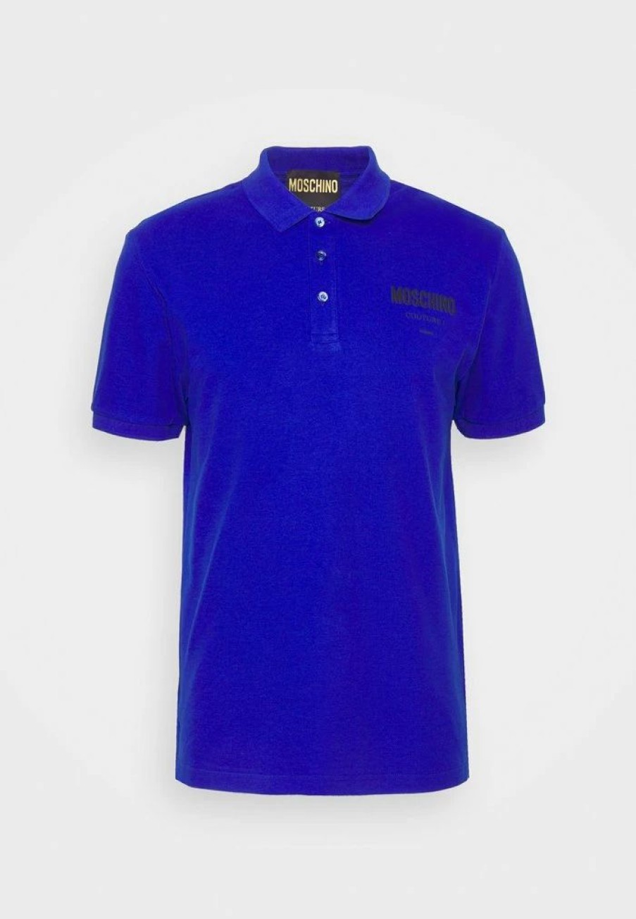 * | Moschino Upper Body Garment Polo Shirt Blue