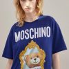 * | Moschino Print T-Shirt Blue