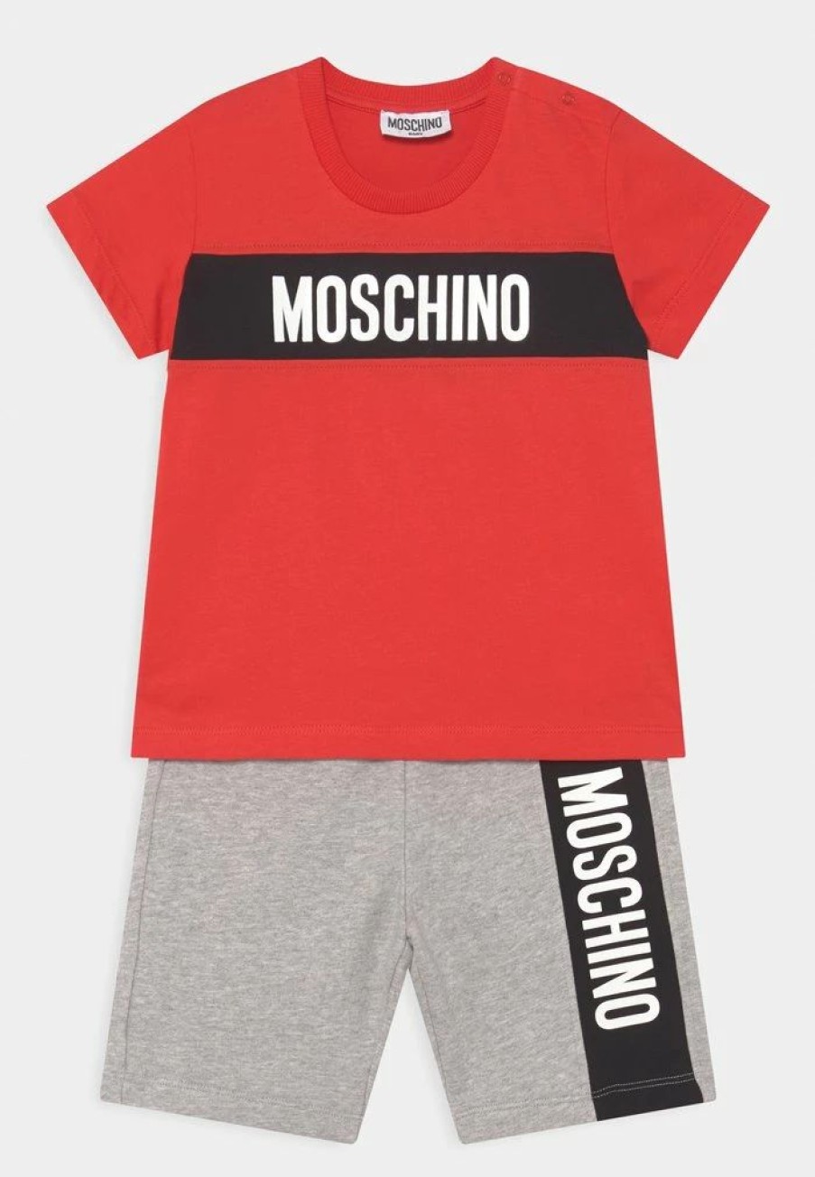 * | Moschino Set Unisex Shorts Poppy Red