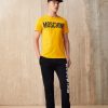 * | Moschino Print T-Shirt Yellow