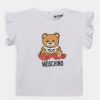 * | Moschino Addition Print T-Shirt Optical White