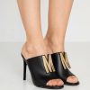 * | Moschino Heeled Mules Nero