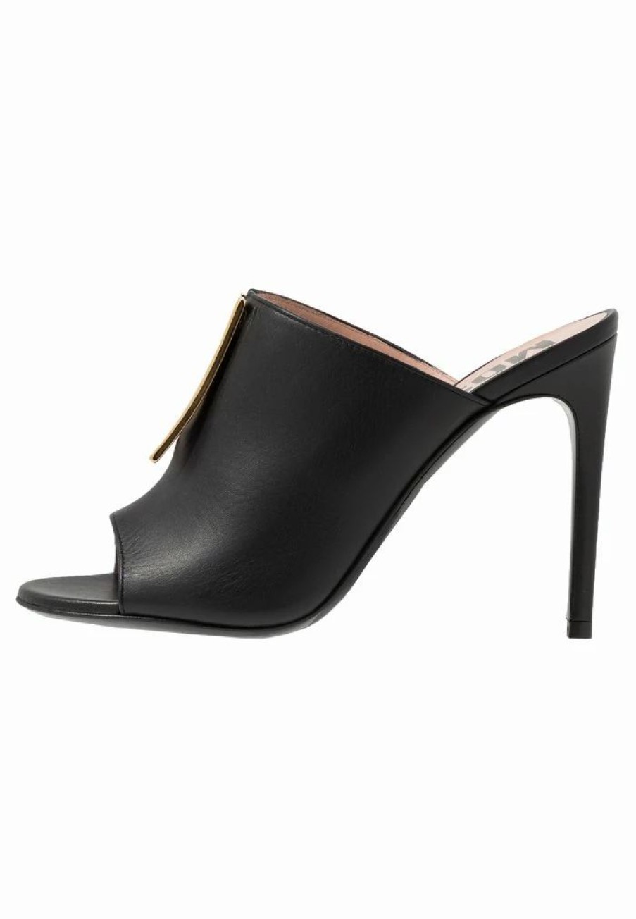 * | Moschino Heeled Mules Nero