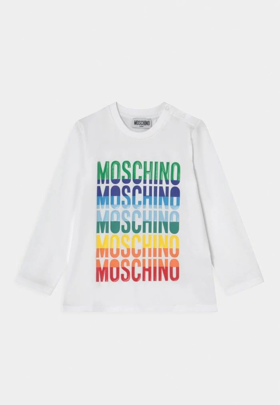 * | Moschino Long Sleeved Top Optic White