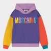 * | Moschino Hooded Unisex Sweatshirt Ultra Violet