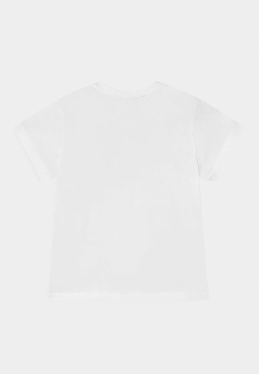 * | Moschino Addition Unisex Print T-Shirt Optical White