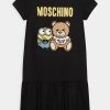 * | Moschino Dress Minions Jersey Dress Black