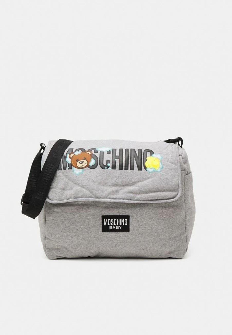 * | Moschino Baby Changing With Mat Baby Changing Bag Melange Grey