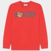 * | Moschino Unisex Sweatshirt Poppy Red