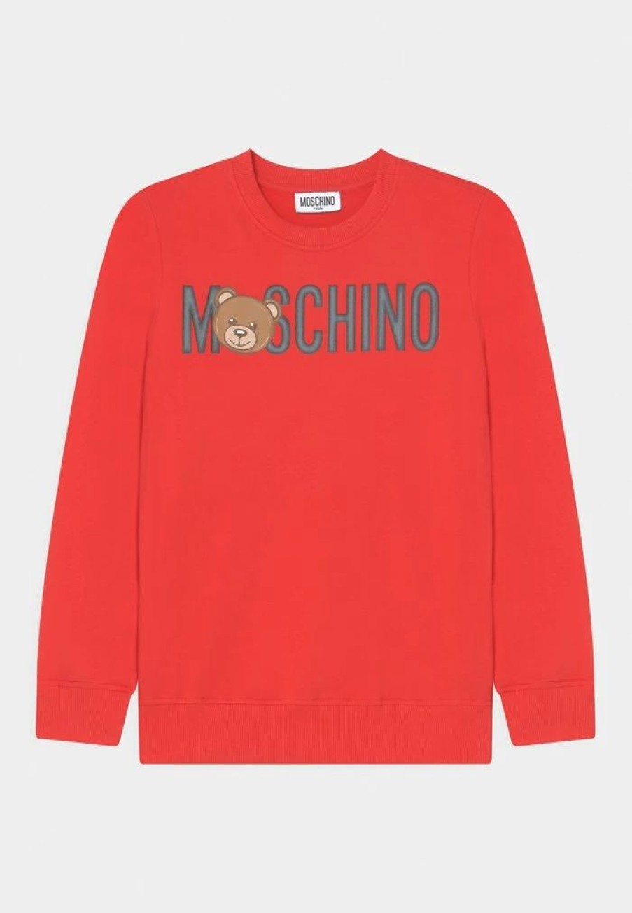 * | Moschino Unisex Sweatshirt Poppy Red