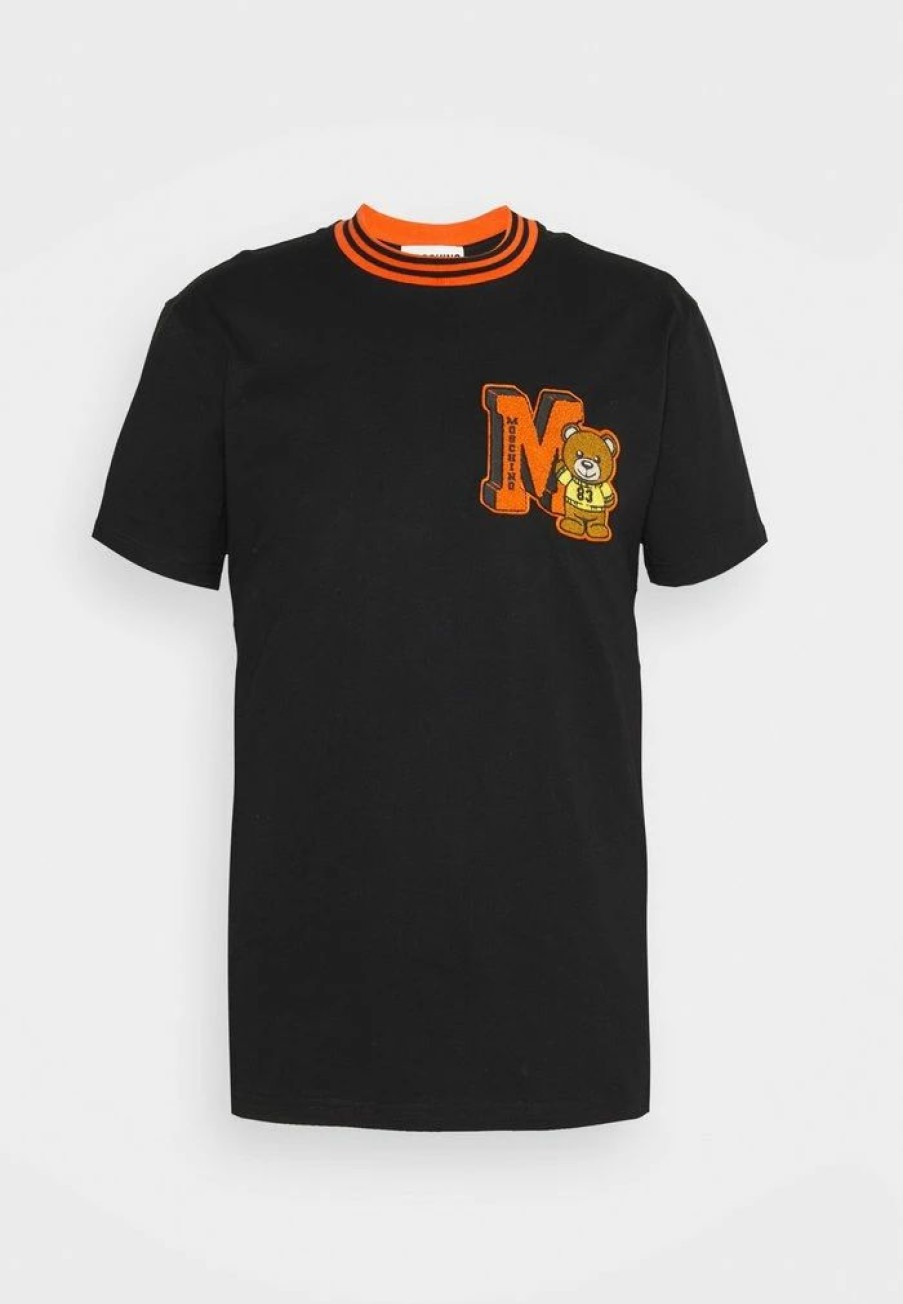 * | Moschino Print T-Shirt Black