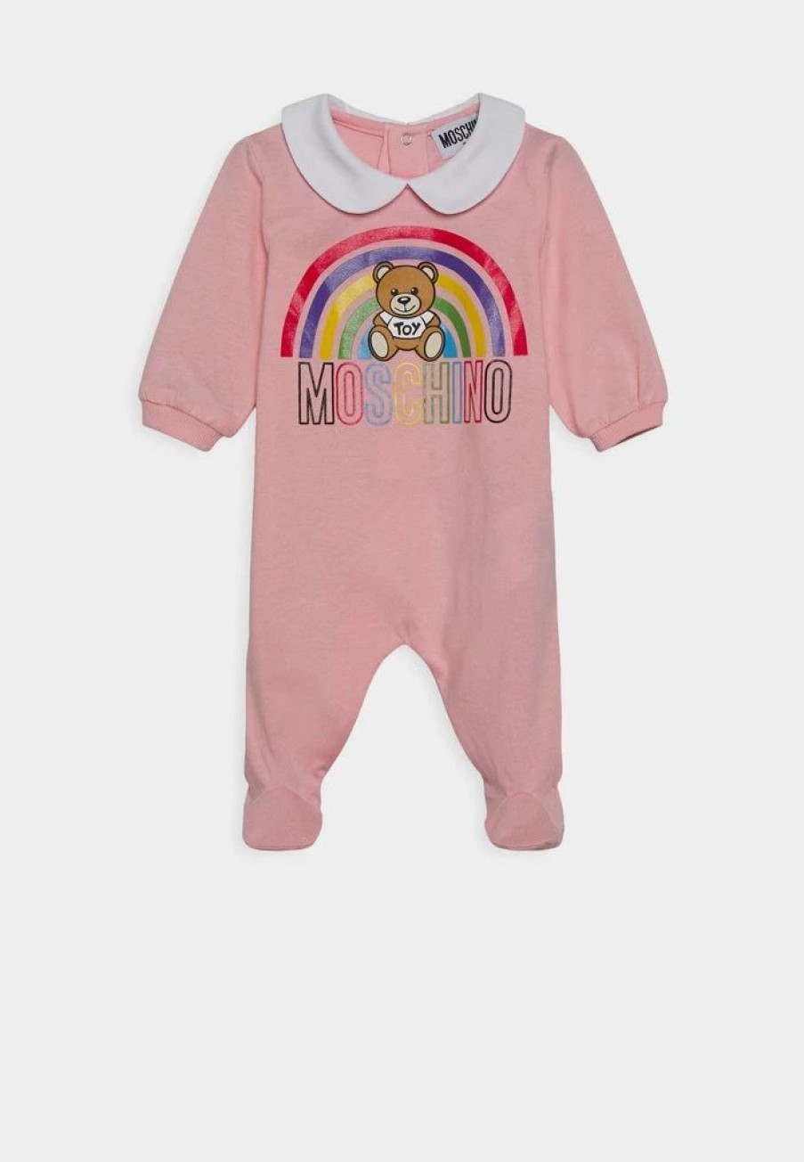 * | Moschino Babygrow With Gift Box Sleep Suit Sugar Rose