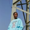 * | Moschino Teddy Sweatshirt Light Blue