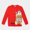 * | Moschino Unisex Sweatshirt Poppy Red