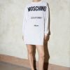 * | Moschino Institutional Jumper Dress White