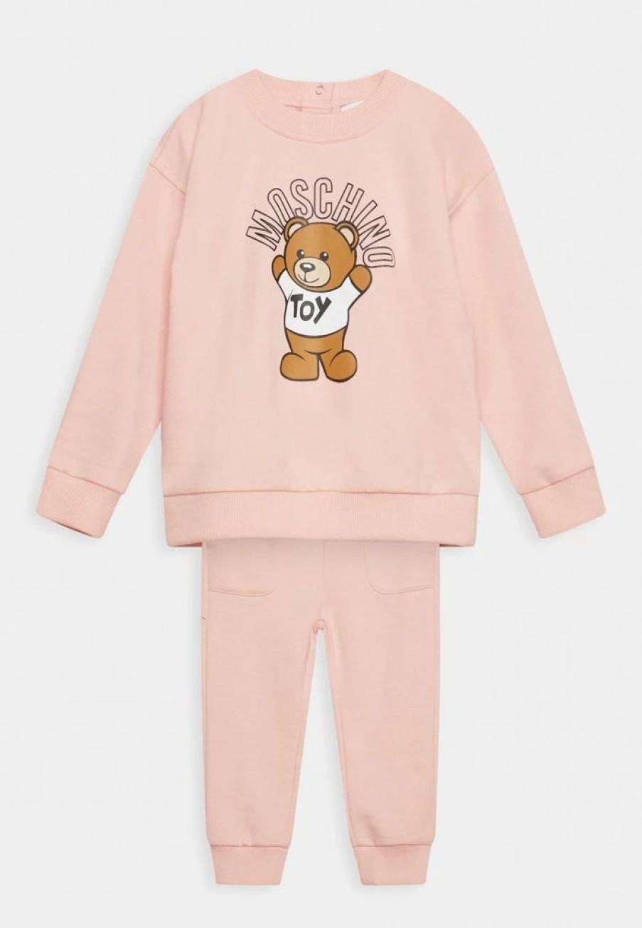 * | Moschino Tracksuit Unisex Set Sweatshirt Sugar Rose