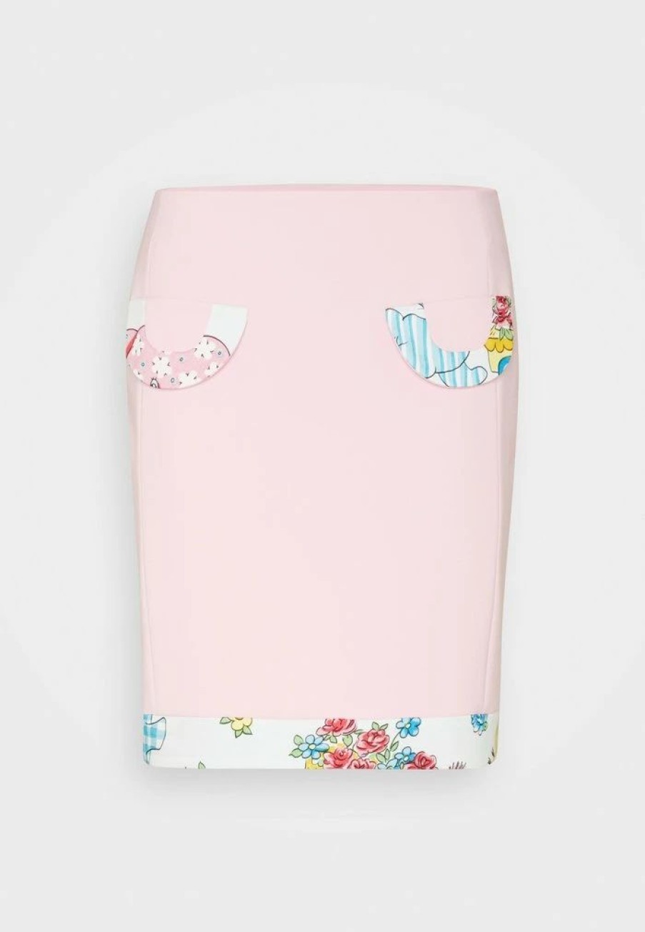 * | Moschino Calico Animals Mini Skirt Pink