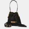 * | Moschino Lettering Shoulder Bag Handbag Black