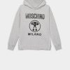 * | Moschino Hooded Unisex Sweatshirt Grey