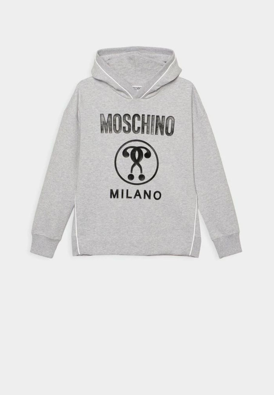 * | Moschino Hooded Unisex Sweatshirt Grey