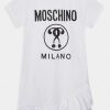 * | Moschino Jersey Dress Optical White