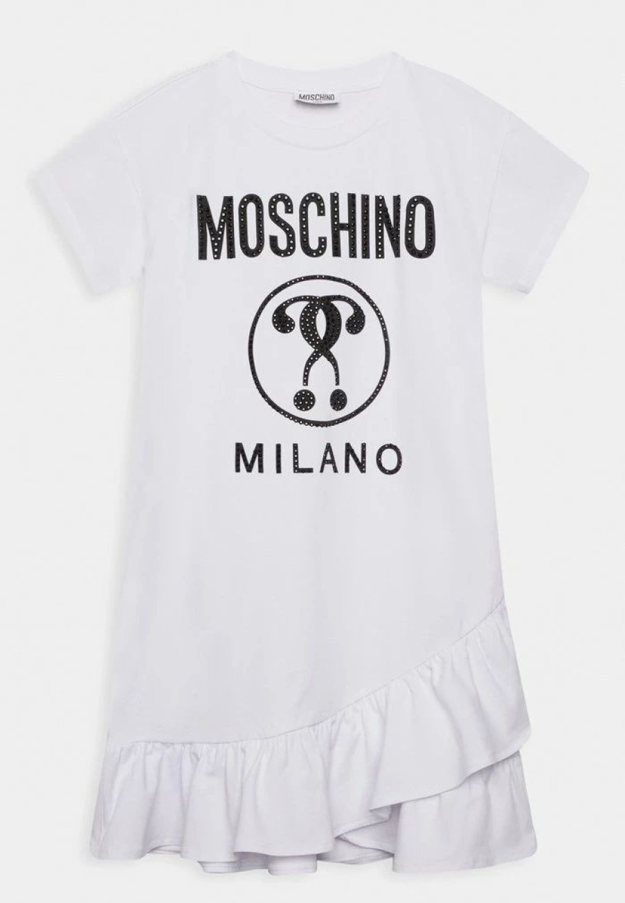 * | Moschino Jersey Dress Optical White