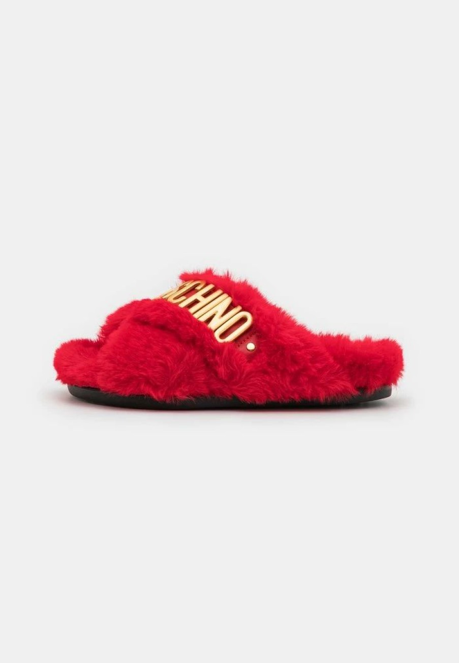 * | Moschino Slippers Red