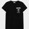 * | Moschino Addition Unisex Print T-Shirt Black