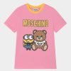 * | Moschino X Minions Print T-Shirt Sweet Pink