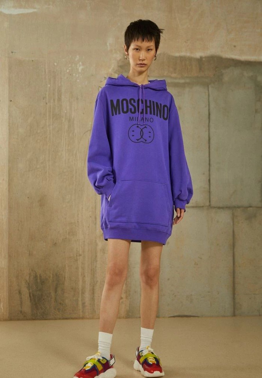 * | Moschino Double Smile Day Dress Fantasy Blue