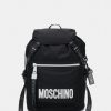 * | Moschino Recycle Unisex Rucksack Black/White