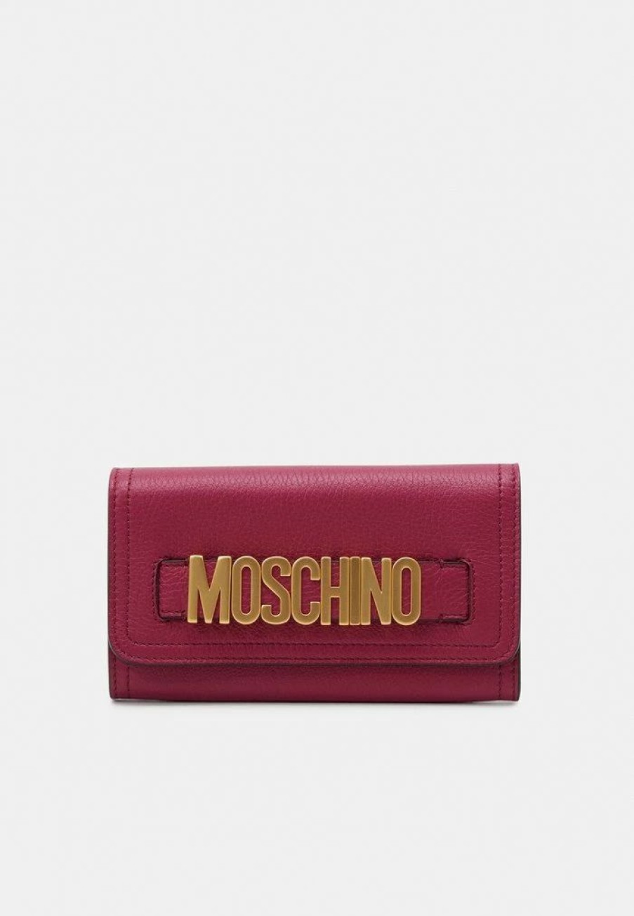 * | Moschino Lettering Wallet Wallet Fucsia