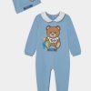 * | Moschino Babygrow Hat Giftset Unisex Sleep Suit Blue