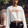 * | Moschino Logo Sweatshirt White