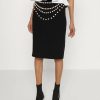 * | Moschino Skirt Pencil Skirt Fantasy Black