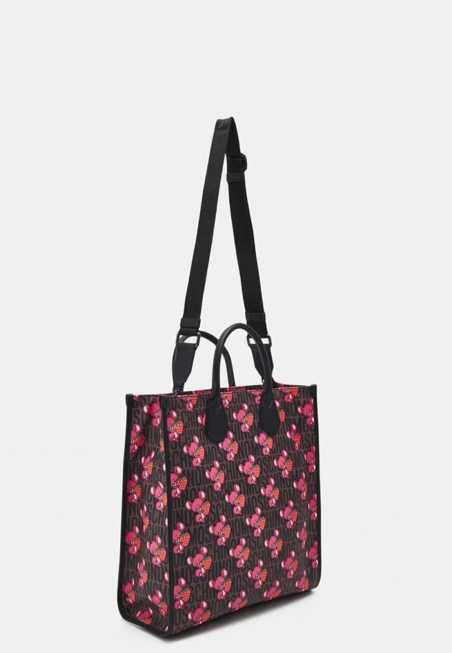 * | Moschino Illustrated Animals Unisex Tote Bag Multi-Coloured