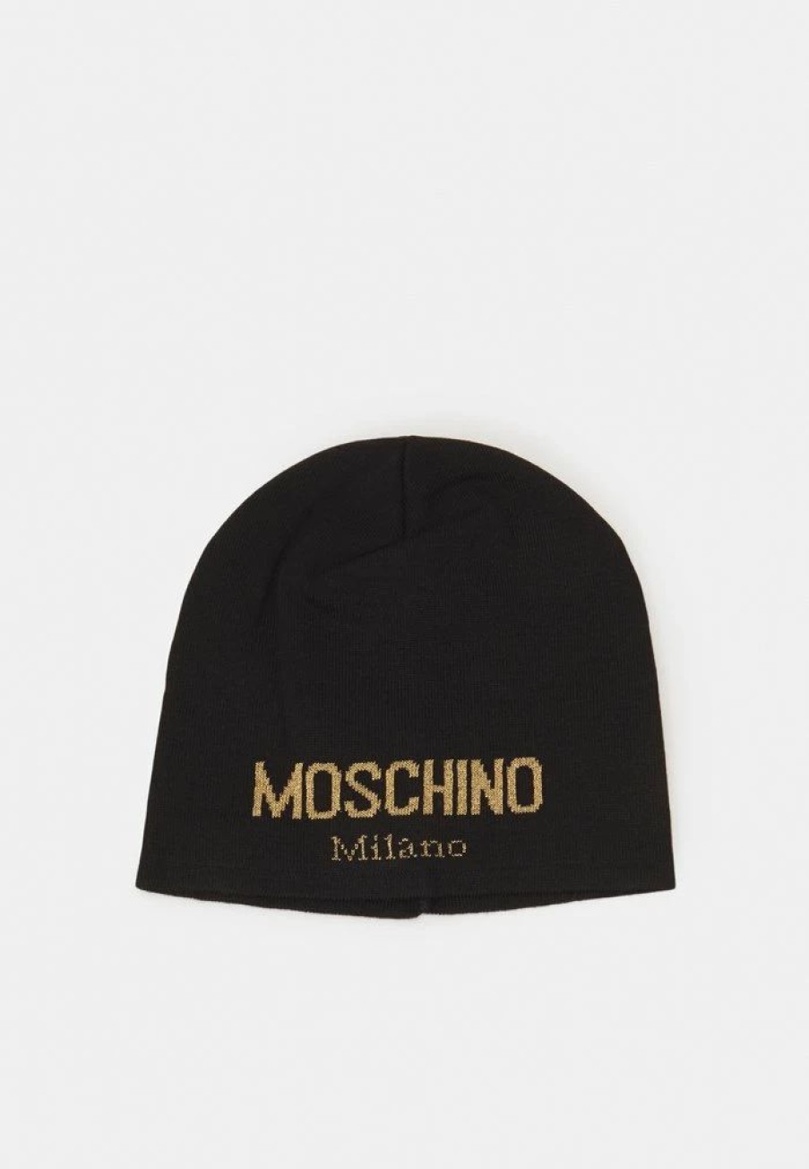 * | Moschino Unisex Beanie Black/Gold