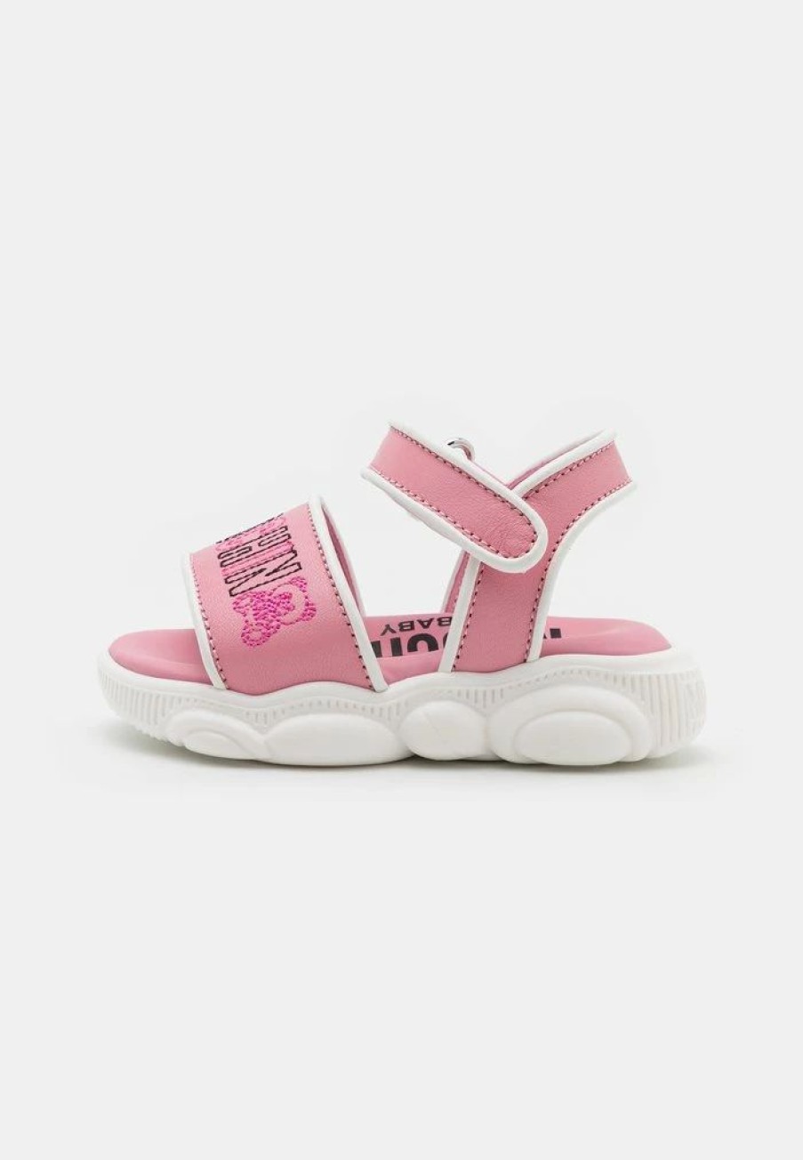 * | Moschino Sandals Pink/White