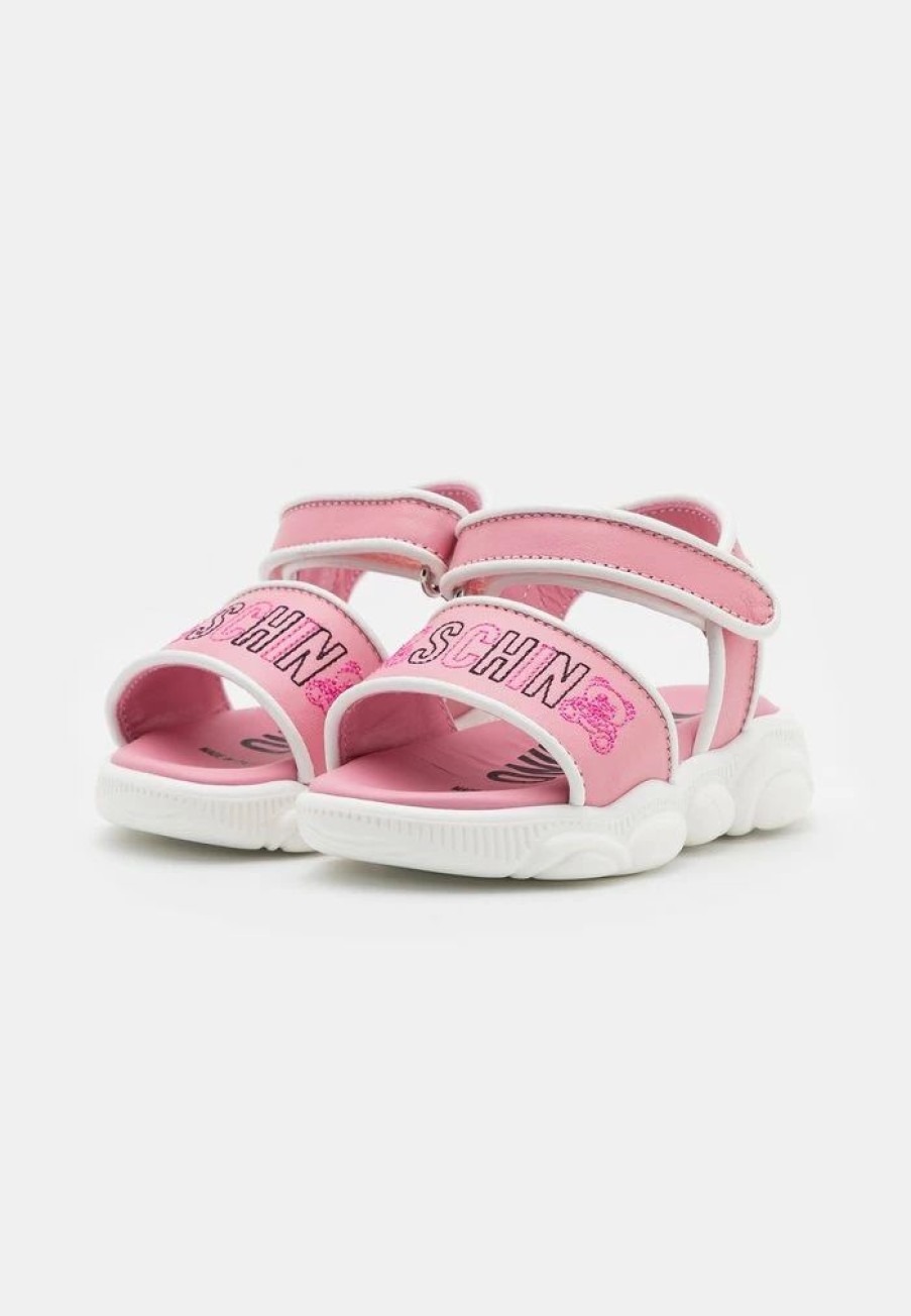 * | Moschino Sandals Pink/White