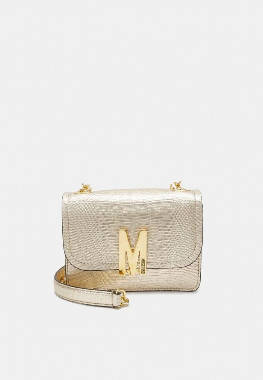 * | Moschino Group Shoulder Bag Across Body Bag Gold-Coloured