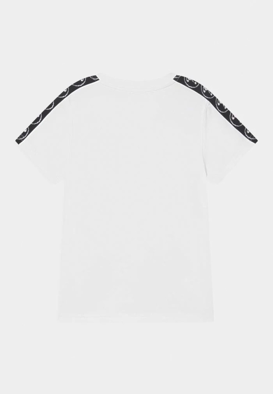 * | Moschino Unisex Print T-Shirt Optical White