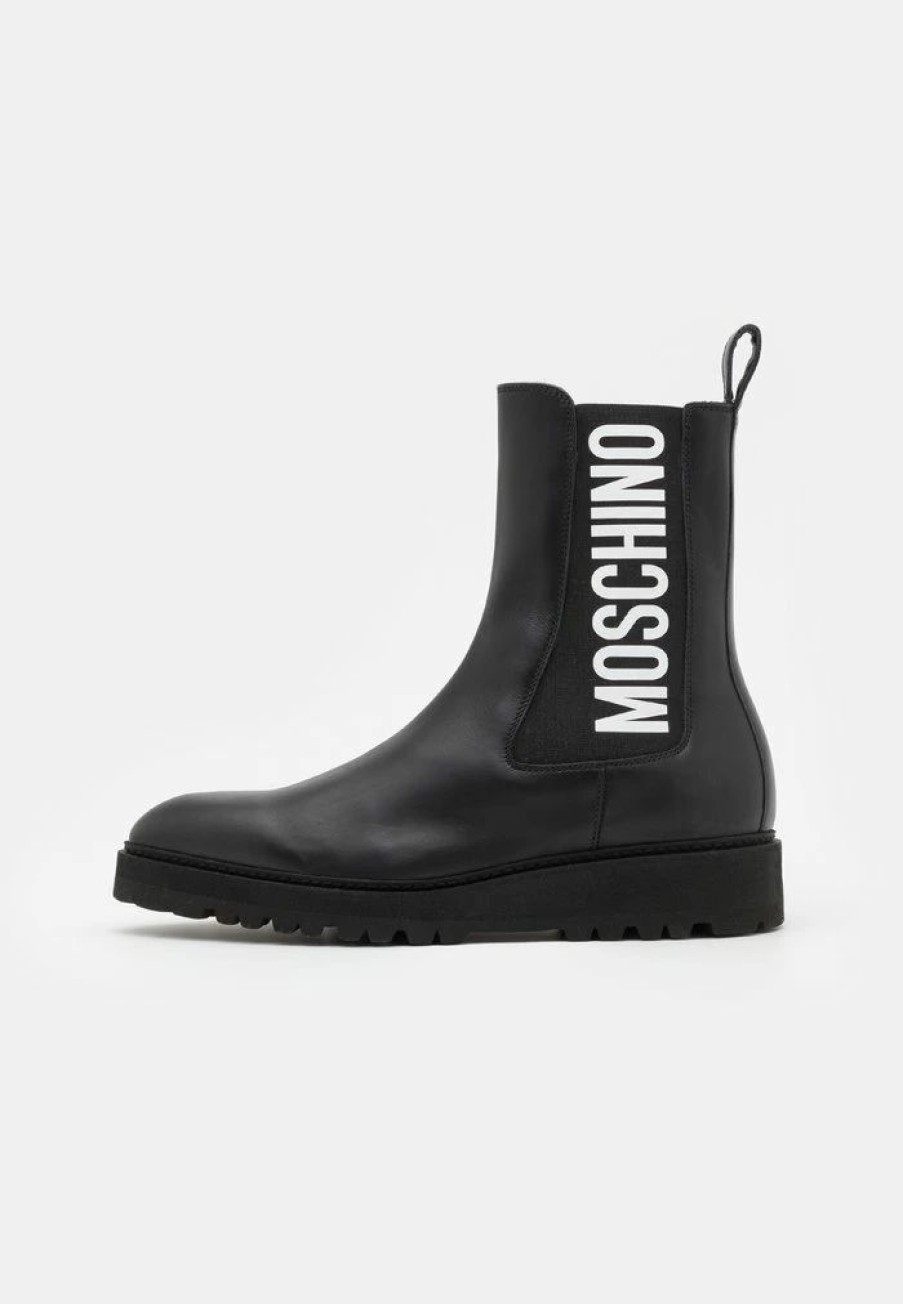 * | Moschino Classic Ankle Boots Nero